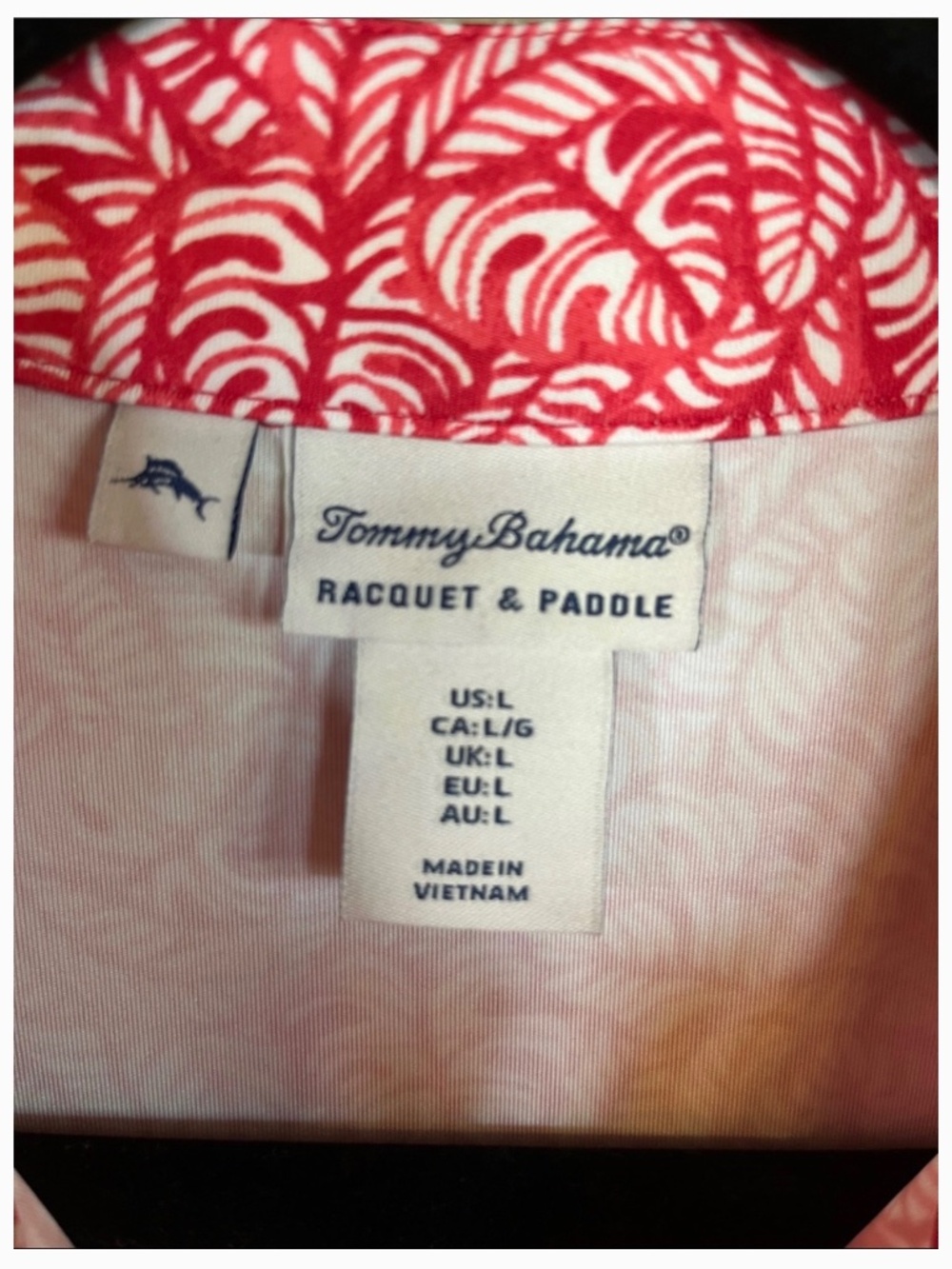 The selected item is the Tommy Bahama Racquet & Paddle Monstera Print Dress. - Picture 2 of 7